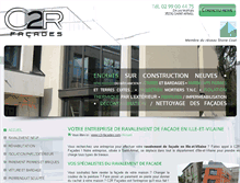 Tablet Screenshot of c2r-facades.com